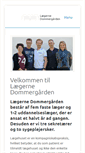 Mobile Screenshot of laegernedommergaarden.dk